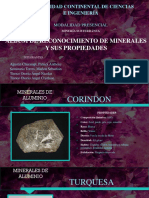 Minerales de Aluminio, Antimonio, Arsénico y otros - Propiedades