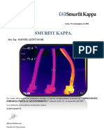 Termografía infrarroja Smurfit Kappa subestaciones