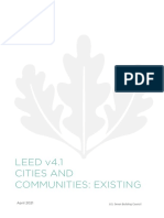 LEED v4.1 Cities and Communities: Existing: April 2021