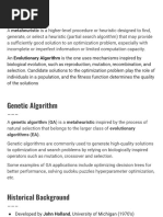 Genetic Algorithm