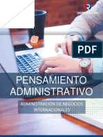 Pensamiento Administrativo 2020