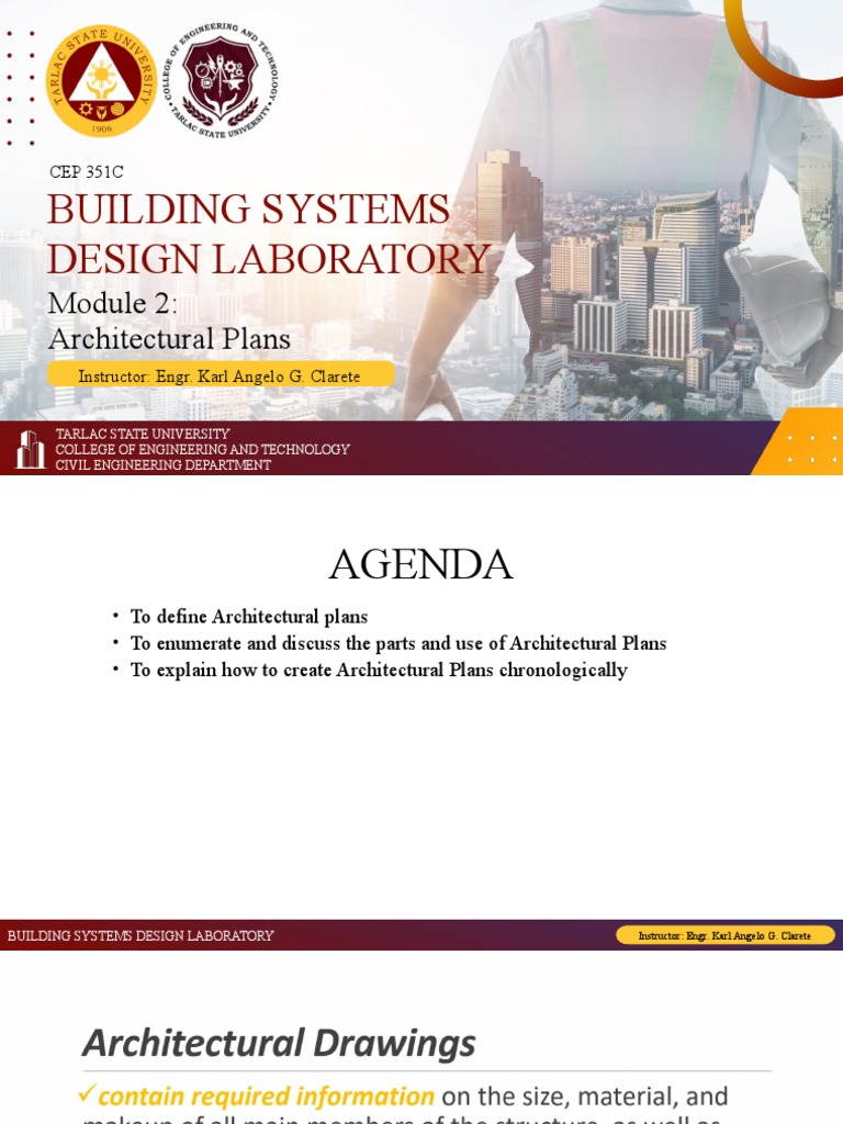 Building Systems Design Laboratory: Architectural Plans | PDF | Design