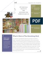 What's New at The Smocking Bird