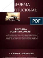 Reforma Contitucional