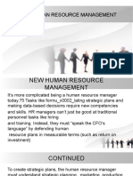 New Human Resource Management