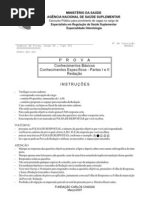 Agência Nacional de Saúde 2007 analista em regulação odontologia
