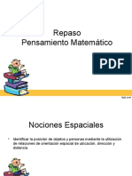 Repaso Pensamiento Matemático