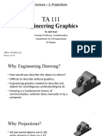 Engineering Graphics: Lecture - 1: Projections