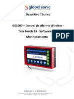 GS1000 - Central de Alarme Wireless - Tela Touch 23 - Software de Monitoramento