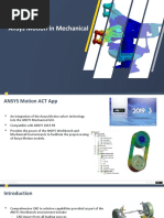 Ansys Motion in Mechanical