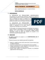 Propuesta Tecnica - Economica: Expediente Técnico: I. Aspectos Tecnicos Generales I.1. Antecedentes