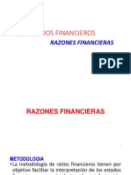Analisis de Estados Financieros: Razones Financieras
