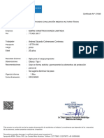Certificado Nr°: 21840: Dr. Diego Ignacio Fuenzalida Madariaga Medicina Del Trabajo