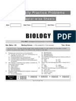 DPP - Daily Practice Problems- BIOLOGY