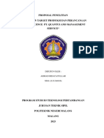 Proposal (Penelitian) PT. Quantus Contractor and Management Services
