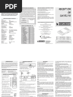 Configfuração Receptor Amplimatic ET 5000 Slim