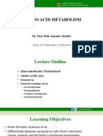 Amino Acid Metabolism: DR Max Efui Annani-Akollor