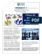 Clases de Grupos Dentro de La Empresa: Unidad #3