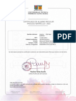 Cert - Alumno Regular