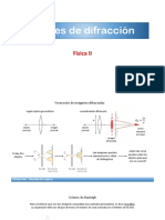 Redes de Difracción: Física II