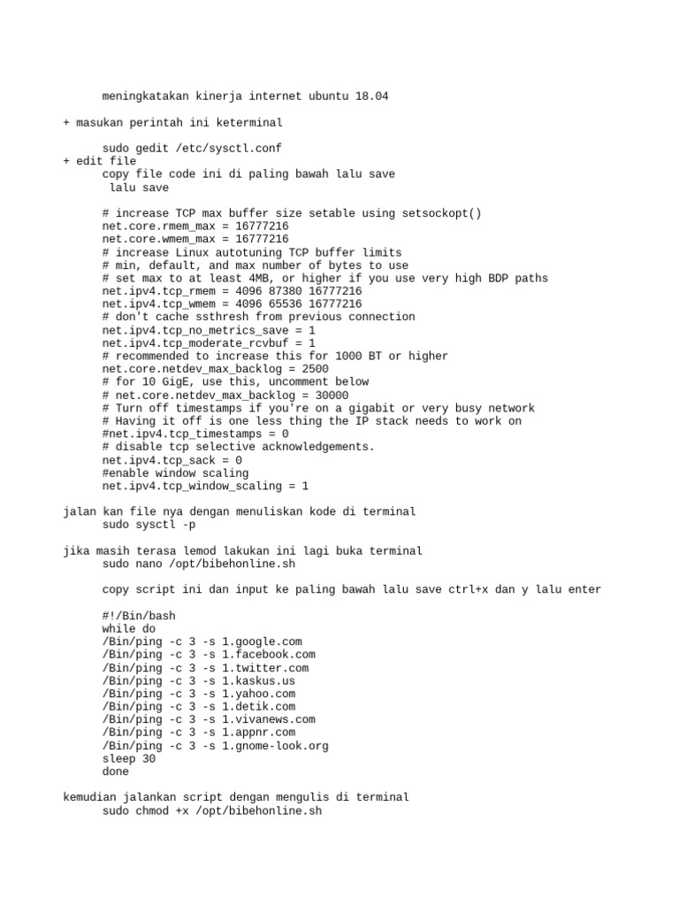 Speed internet ubuntu pdf