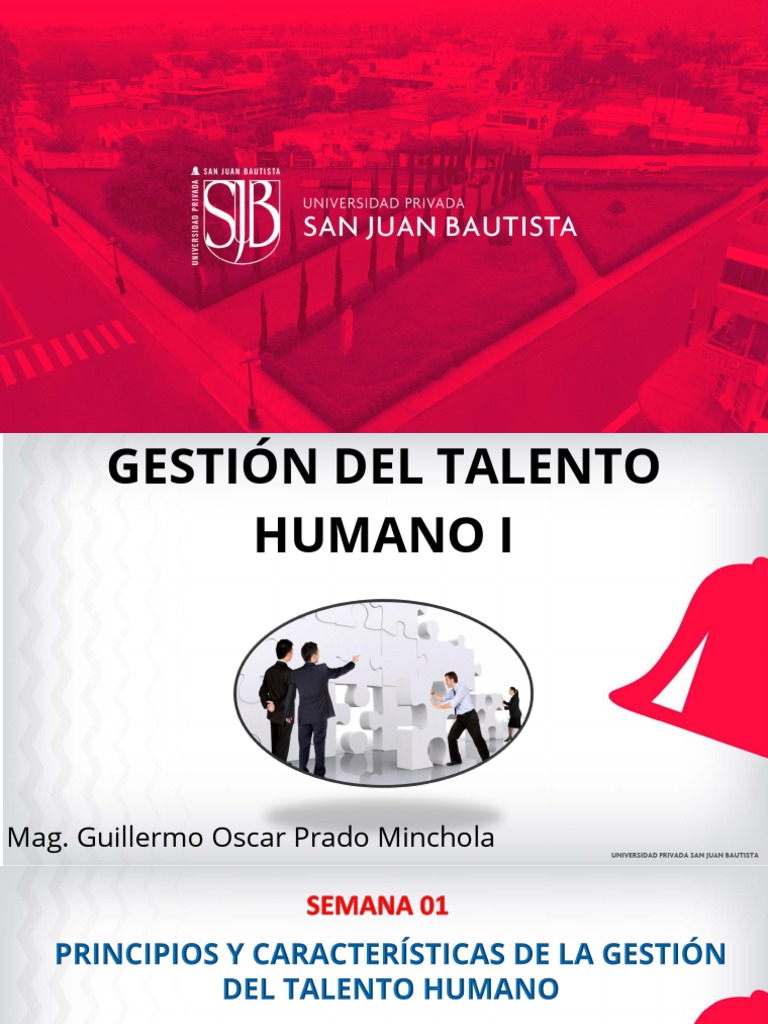 Principios y Características de La Gestion Del Talento Humano | PDF ...