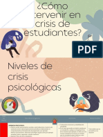 ¿Cómo Intervenir en Crisis de Estudiantes?