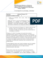 Matriz 1 - La Investigación en Psicología - Individual