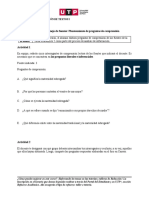 Estrategias de Manejo de Fuentes: Planteamiento de Preguntas de Comprensión Logro de La Sesión Actividad 1