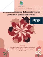 Género, Cultura y Ciudadanía: 2.4 Tarea: Ciudadanía de Las Mujeres y Las Juventudes para La Democracia