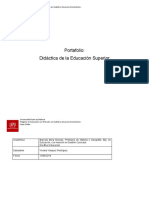 Portafolio: Didáctica de La Educación Superior