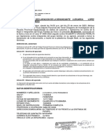 Ampliacion de La Declaracion de La Denunciante Luzgarda Lopez Fernandez (53 Años)