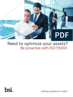 Need To Optimize Your Assets?: Be Proactive With ISO 55001