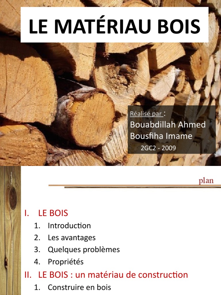 Avantages et propriétés du bois en construction | PDF | Bois (matériau ...