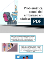 Problemática Actual Del Embarazo en Adolescentes en México