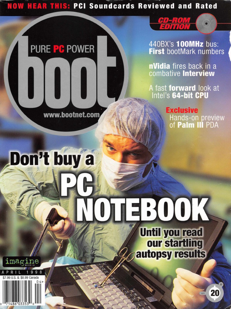 Boot Magazine - Issue 020 - PC Notebook Autopsy - Apr 1998 | PDF