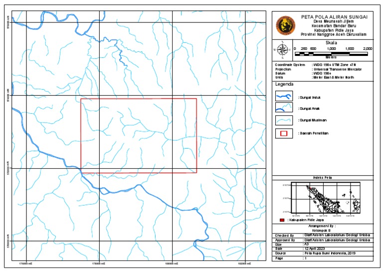 Peta Pola Aliran Sungai Pdf Geography Geophysics