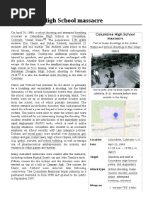 Columbine High School Massacre