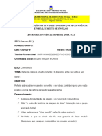 Plano de Intervenção Das Atividades Dos Serviços de Convivência E Fortalecimento de Vínculos Centro de Convivência Da Pessoa Idosa - Cci