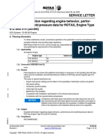 Service Letter Essential Information Regarding Engine Behavior, Perfor-Mance and Manifold Pressure Data For ROTAX Engine Type 912 and 914 (Series)