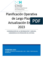 Planificación Operativa de Largo Plazo Actualización Enero 2023