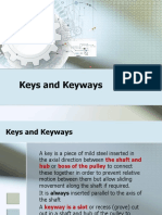 Keys and Keyways