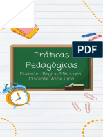 Práticas pedagógicas docente Regina Manhaes