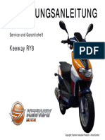 Keeway ry8 Handbuch