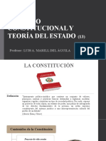 Derecho Constitucional Y Teoría Del Estado