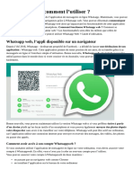 Whatsapp Web