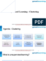 Unsupervised Learning - Clustering