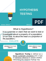 Elle. HYPOTHESIS TESTING