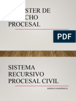 MG UCEN Sistema Recursivo Procesal Civil