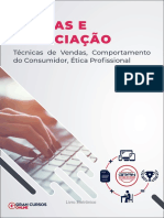 Vendas E Negociação: Técnicas de Vendas, Comportamento Do Consumidor, Ética Profissional